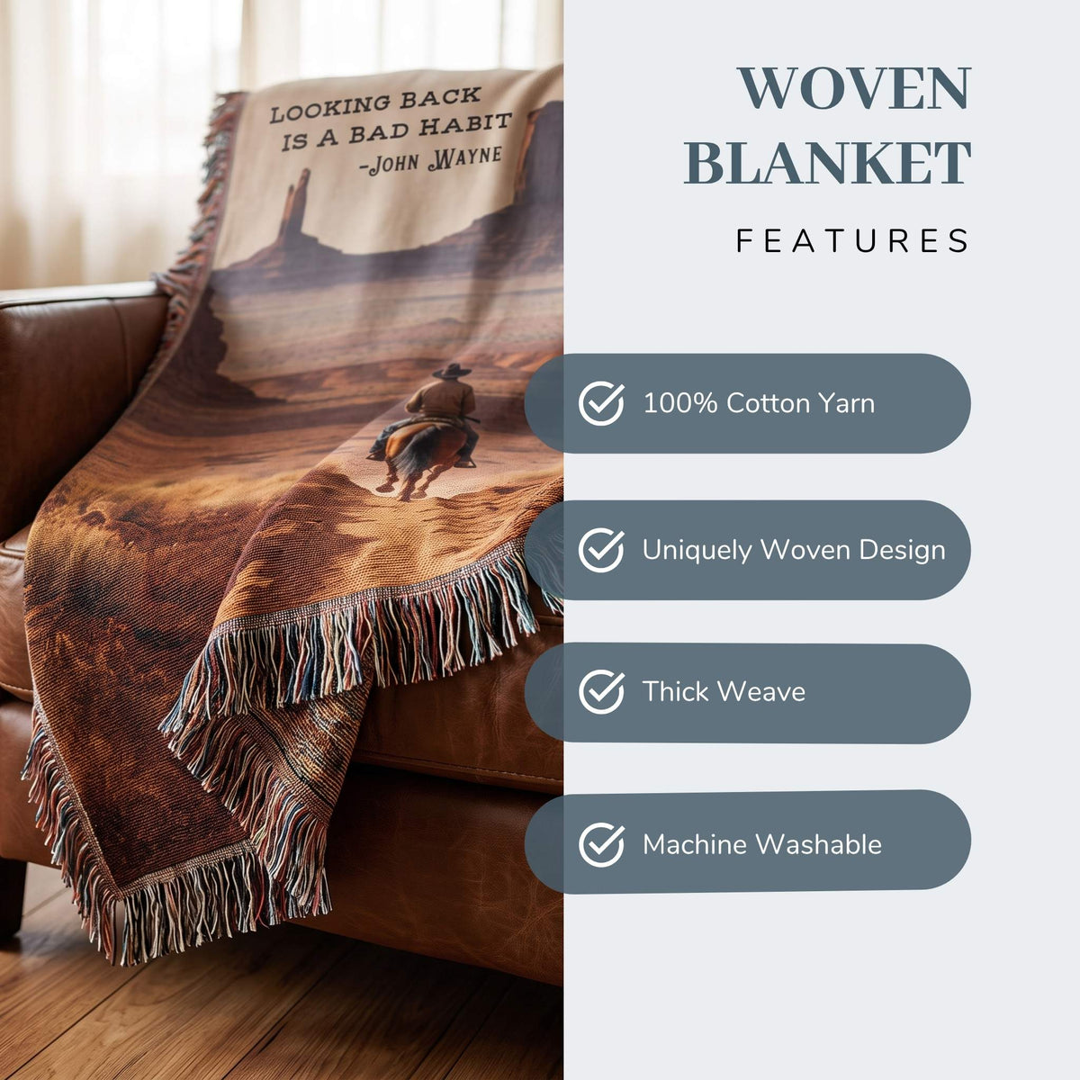 Canyon Charm Woven Blanket - ZumBuys