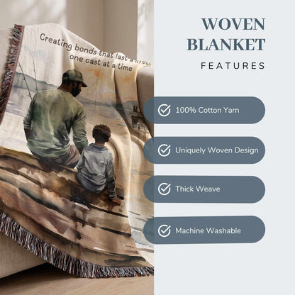Casting Memories Woven Blanket - ZumBuys