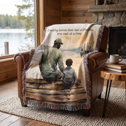 Casting Memories Woven Blanket - ZumBuys