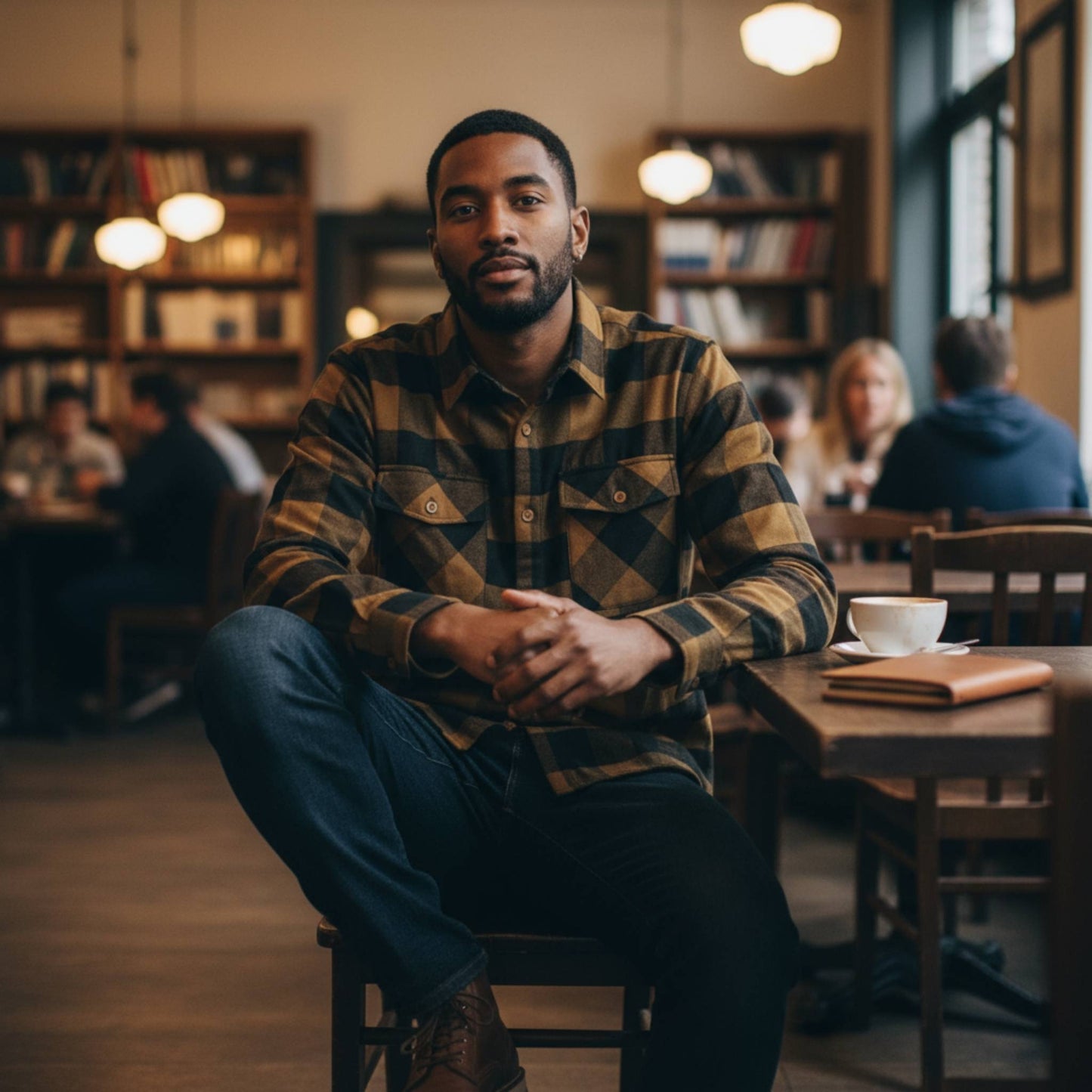 Checkered Long Sleeve Flannel Shirt - ZumBuys