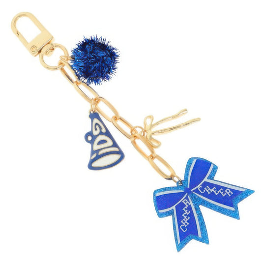 Cheer Themed Bag Charm Keychain - ZumBuys