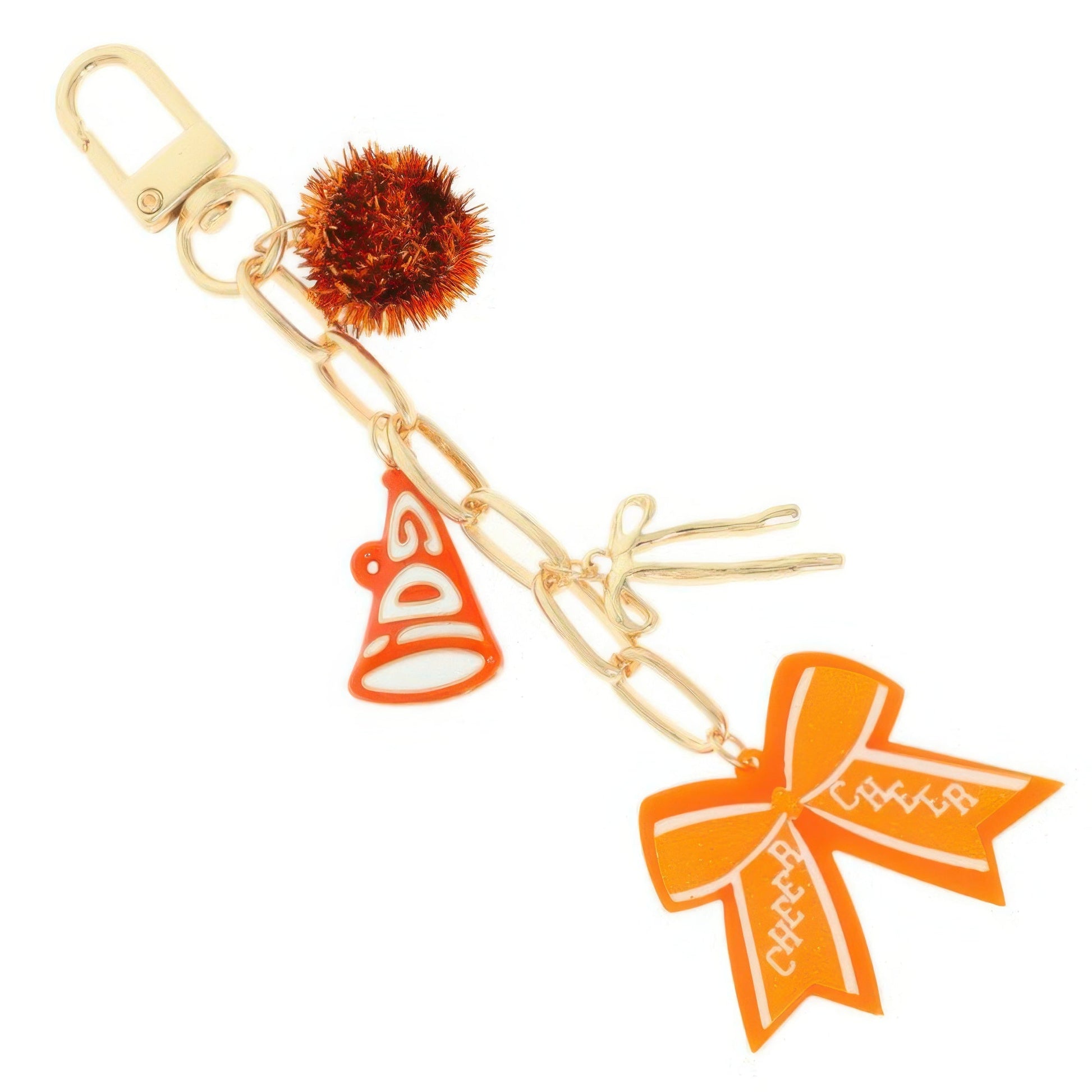 Cheer Themed Bag Charm Keychain - ZumBuys