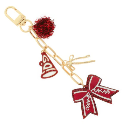 Cheer Themed Bag Charm Keychain - ZumBuys
