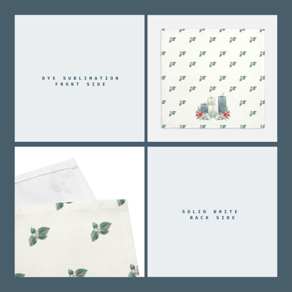 Christmas Candles Cloth Napkin Set of 4 - ZumBuys