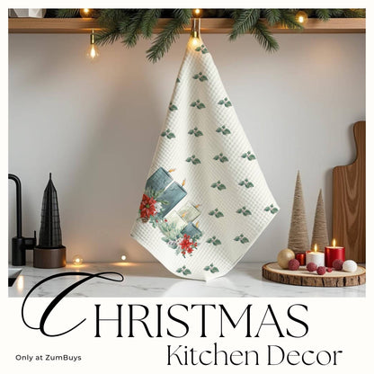 Christmas Candles Dish Towel - ZumBuys