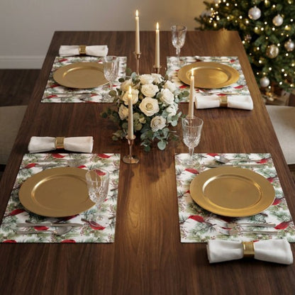 Christmas Cardinals Placemat Set of 4 - ZumBuys