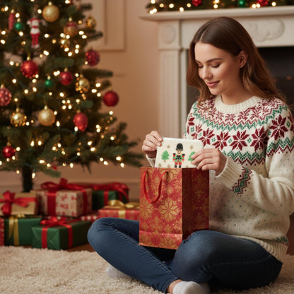 Christmas Nutcracker Beaded Coin Bag - ZumBuys