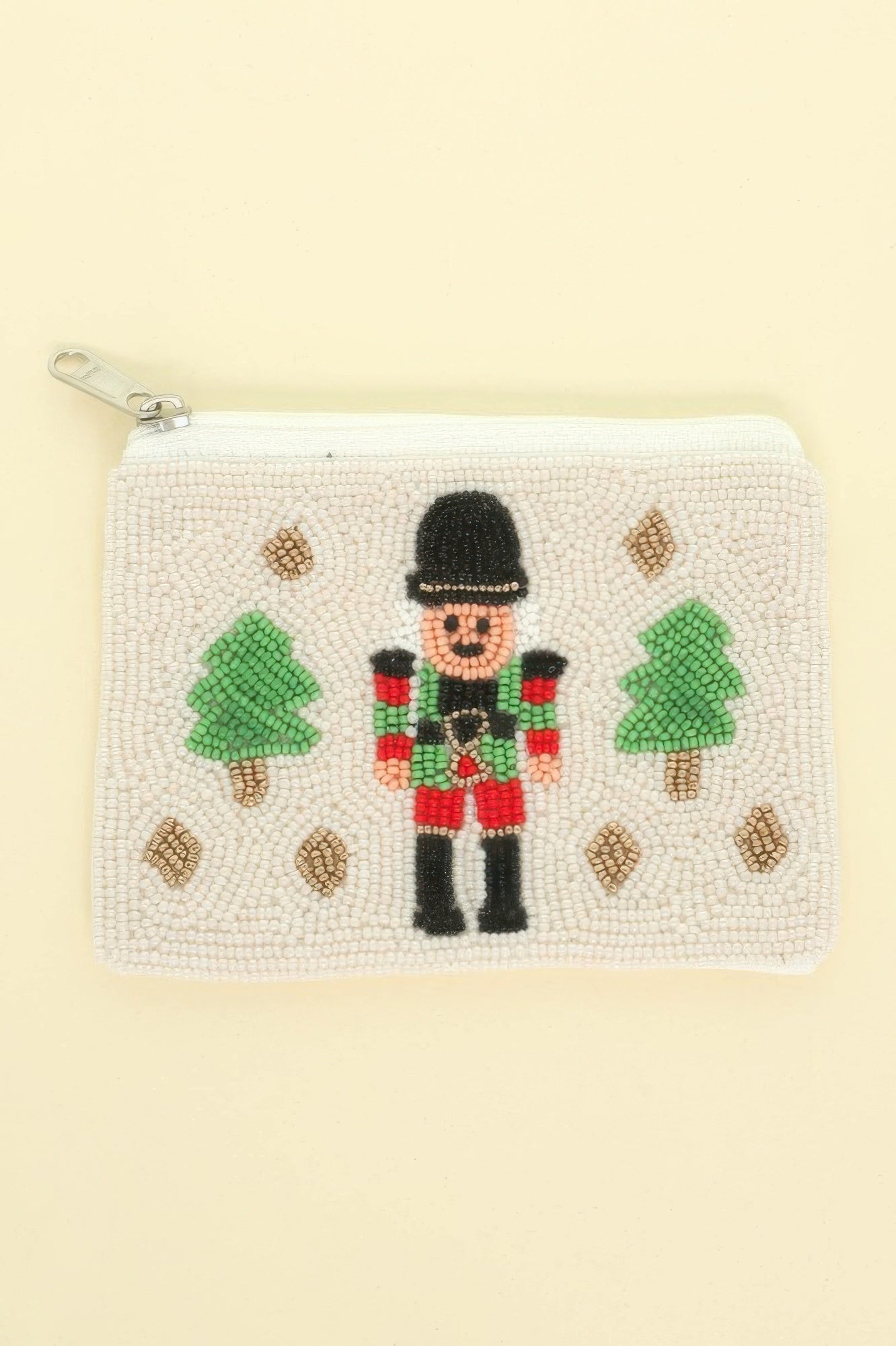 Christmas Nutcracker Beaded Coin Bag - ZumBuys