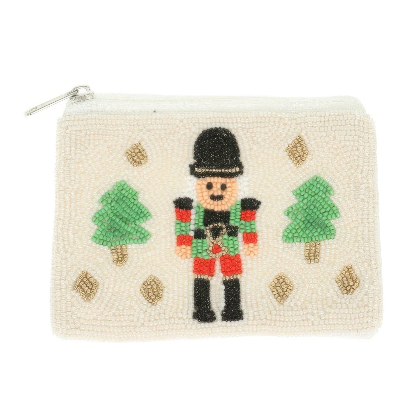 Christmas Nutcracker Beaded Coin Bag - ZumBuys