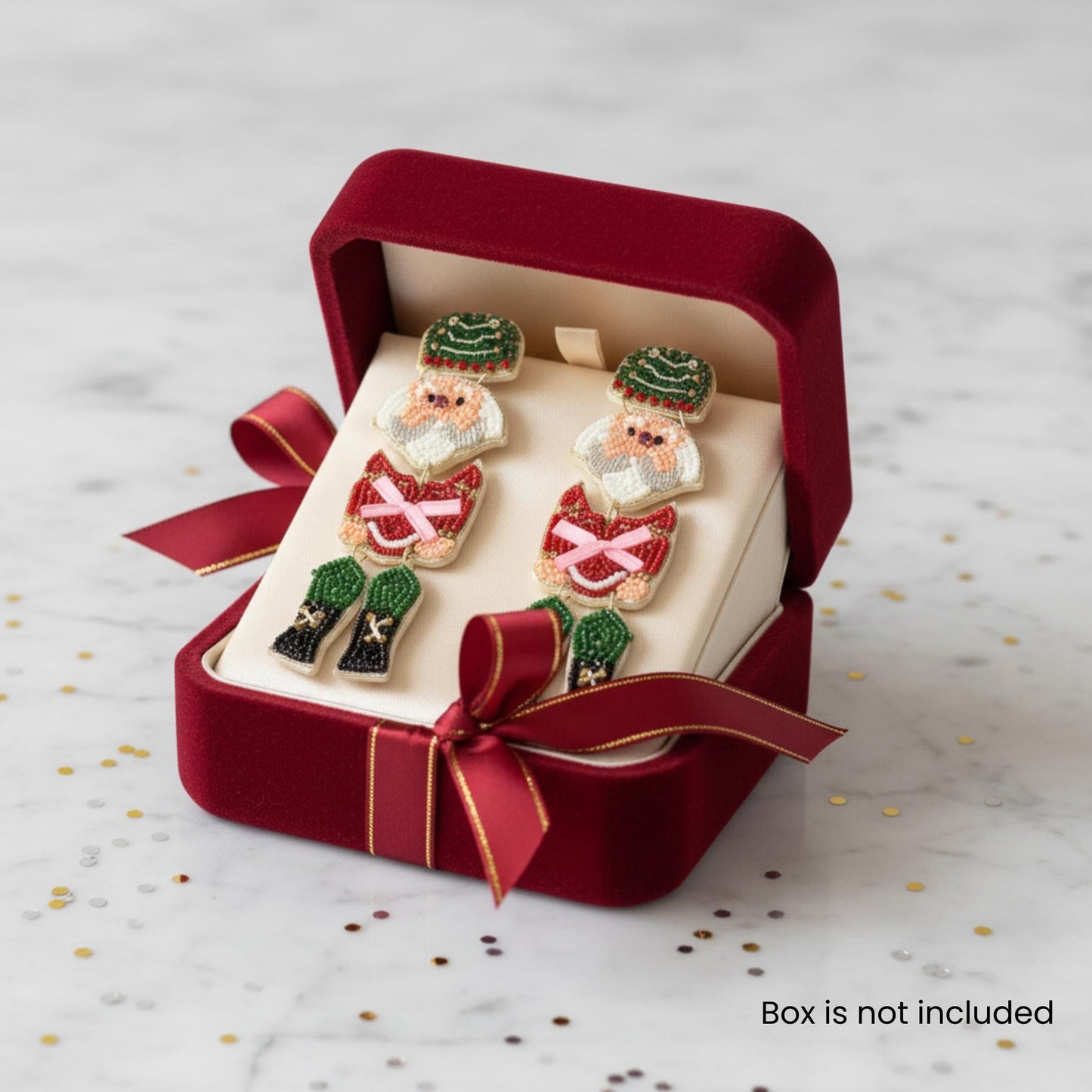 Christmas Nutcracker Seed Bead Earrings - ZumBuys