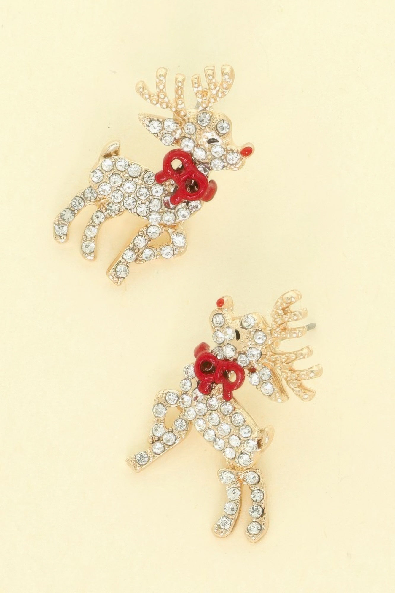 Christmas Reindeer Post Earrings - ZumBuys