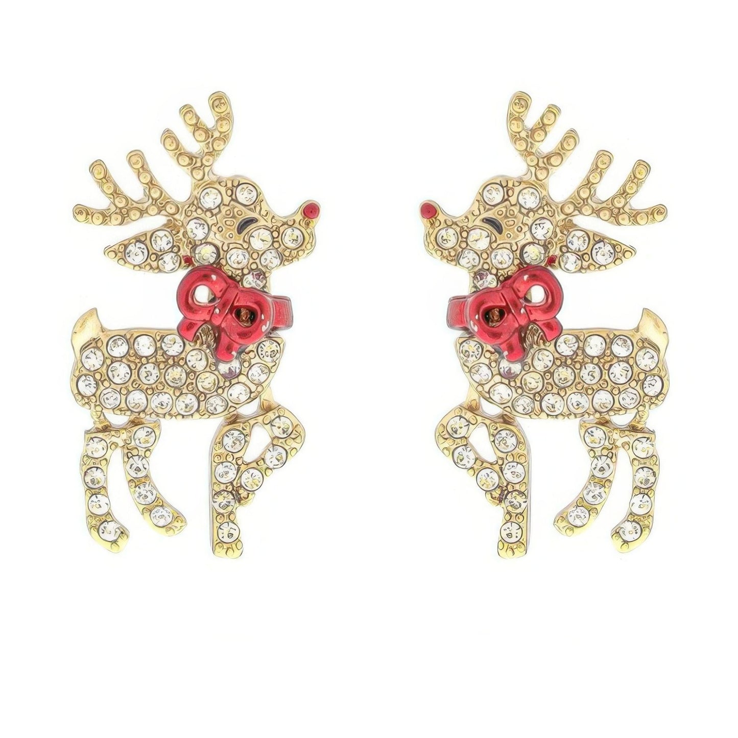 Christmas Reindeer Post Earrings - ZumBuys
