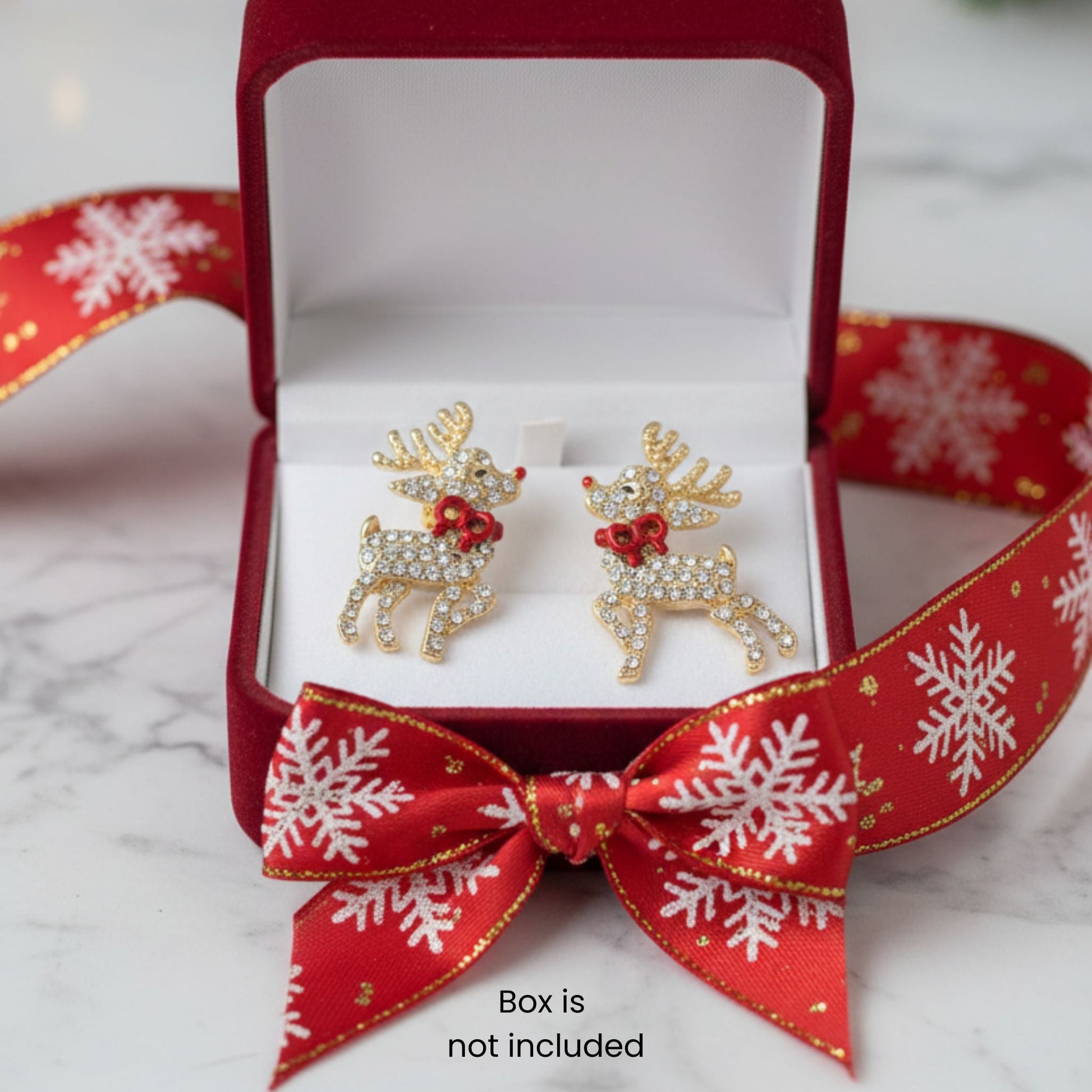 Christmas Reindeer Post Earrings - ZumBuys