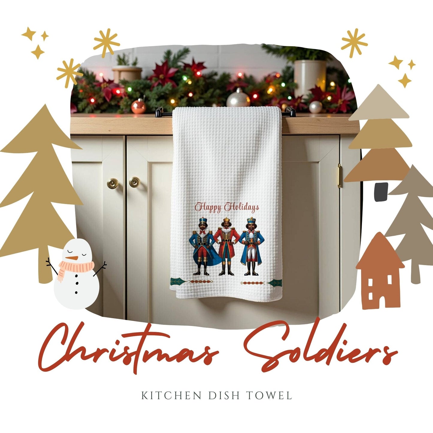 Christmas Soldiers Dish Towels - ZumBuys