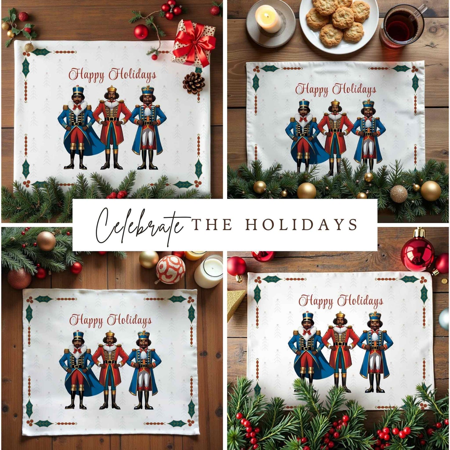 Christmas Soldiers Placemat, 2pc - ZumBuys