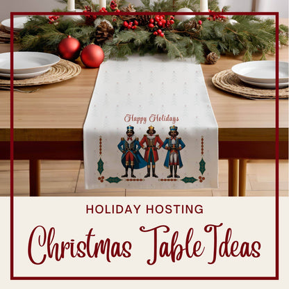 Christmas Soldiers Table Runner (Cotton, Poly) - ZumBuys