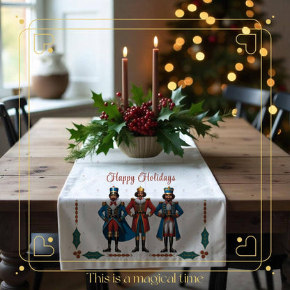 Christmas Soldiers Table Runner (Cotton, Poly) - ZumBuys