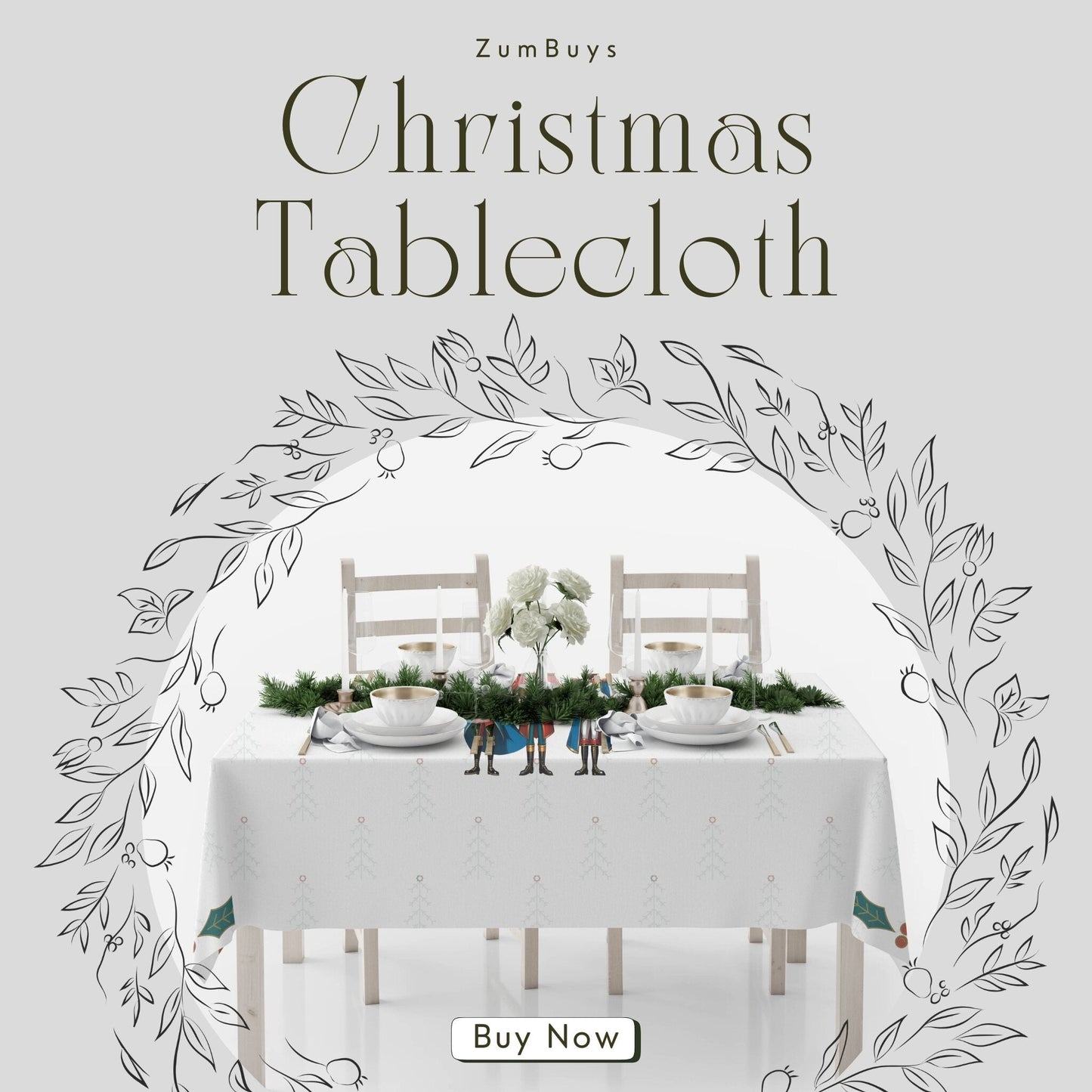 Christmas Soldiers Tablecloth - ZumBuys