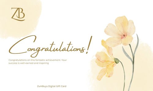 Congratulations Gift Card - ZumBuys