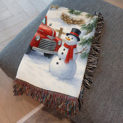 Country Christmas Delight Woven Blankets - ZumBuys