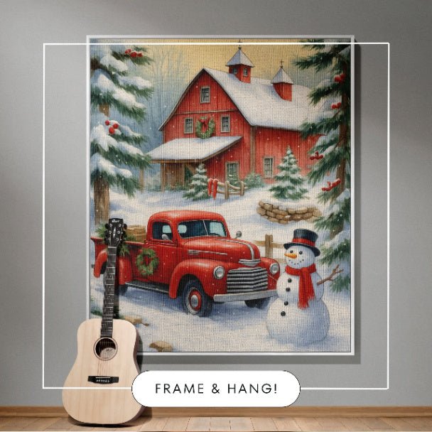 Country Christmas Delight Woven Blankets - ZumBuys