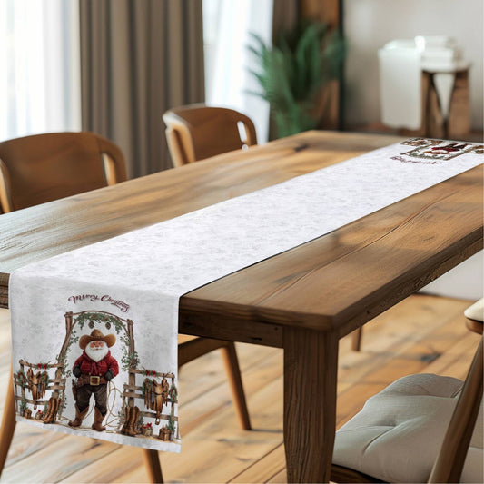 Cowboy Claus Table Runner (Cotton, Poly) - ZumBuys