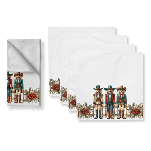 Cowboy Nutcracker Cloth Napkins (4PK) - ZumBuys