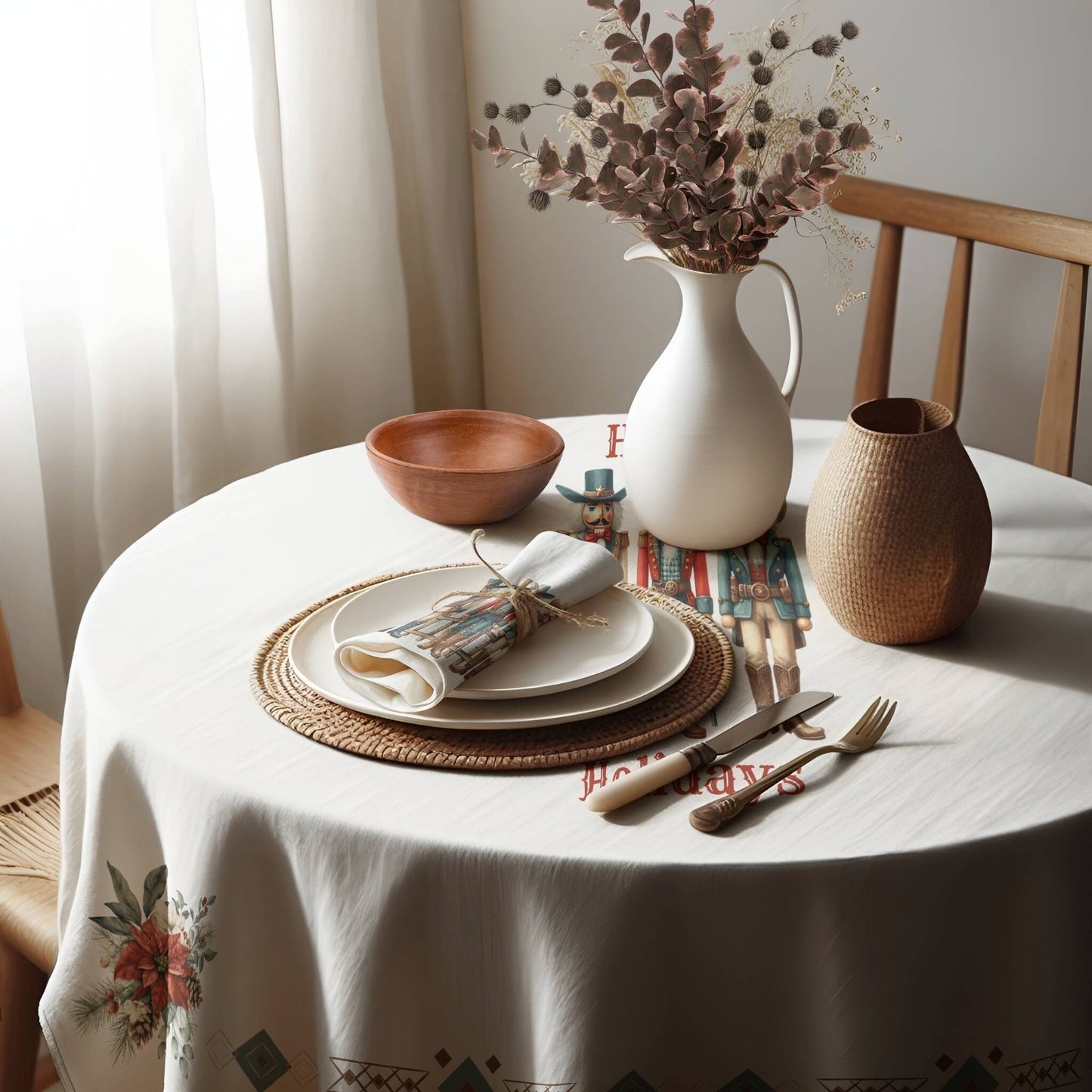 Cowboy Nutcracker Tablecloth - ZumBuys