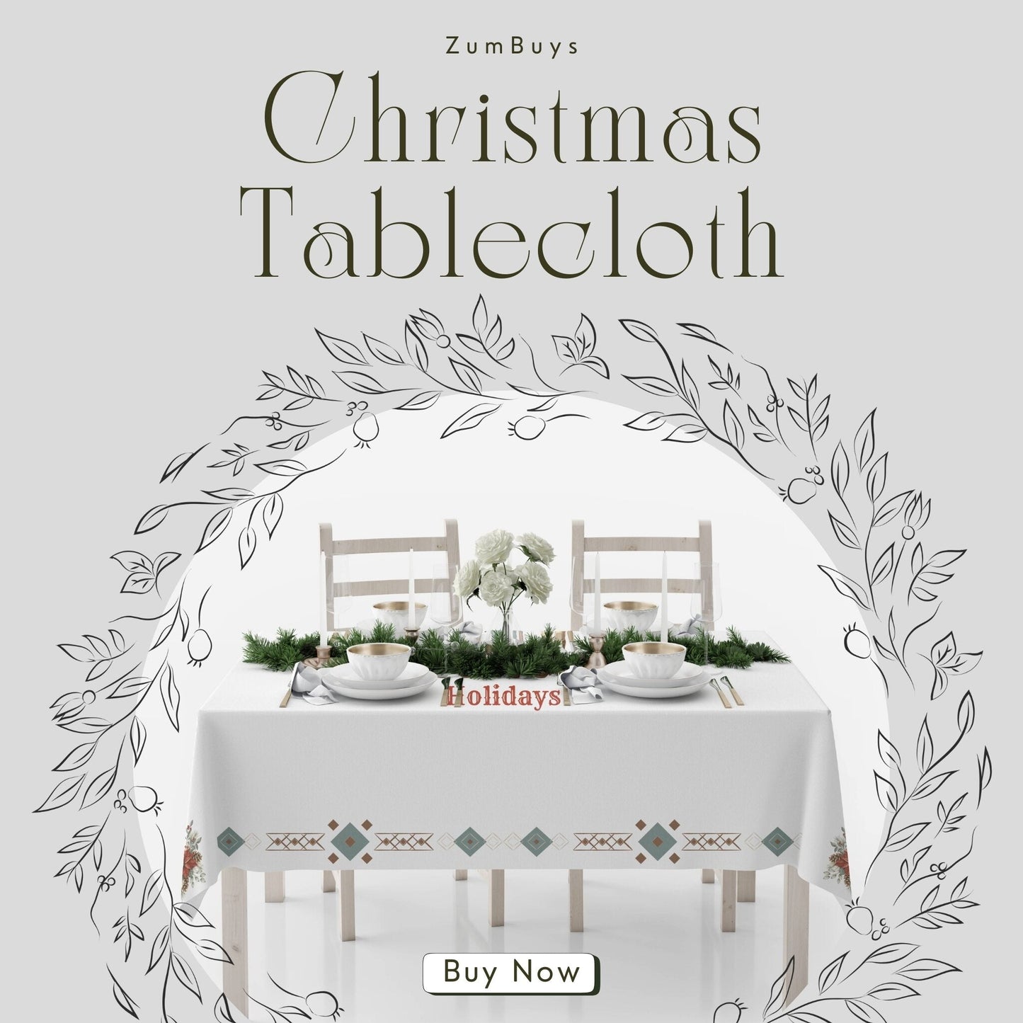 Cowboy Nutcracker Tablecloth - ZumBuys