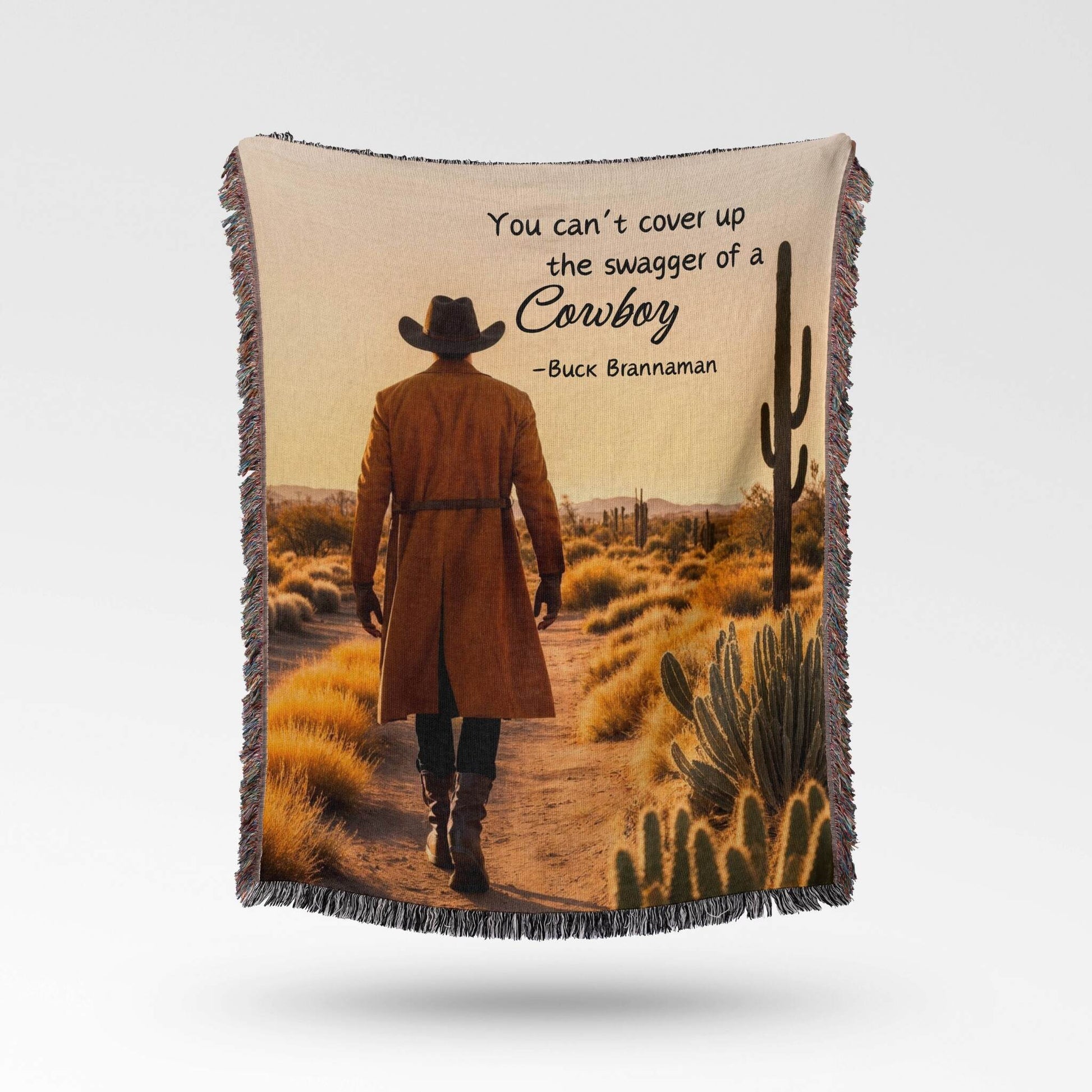 Cowboy Way Woven Blanket - ZumBuys