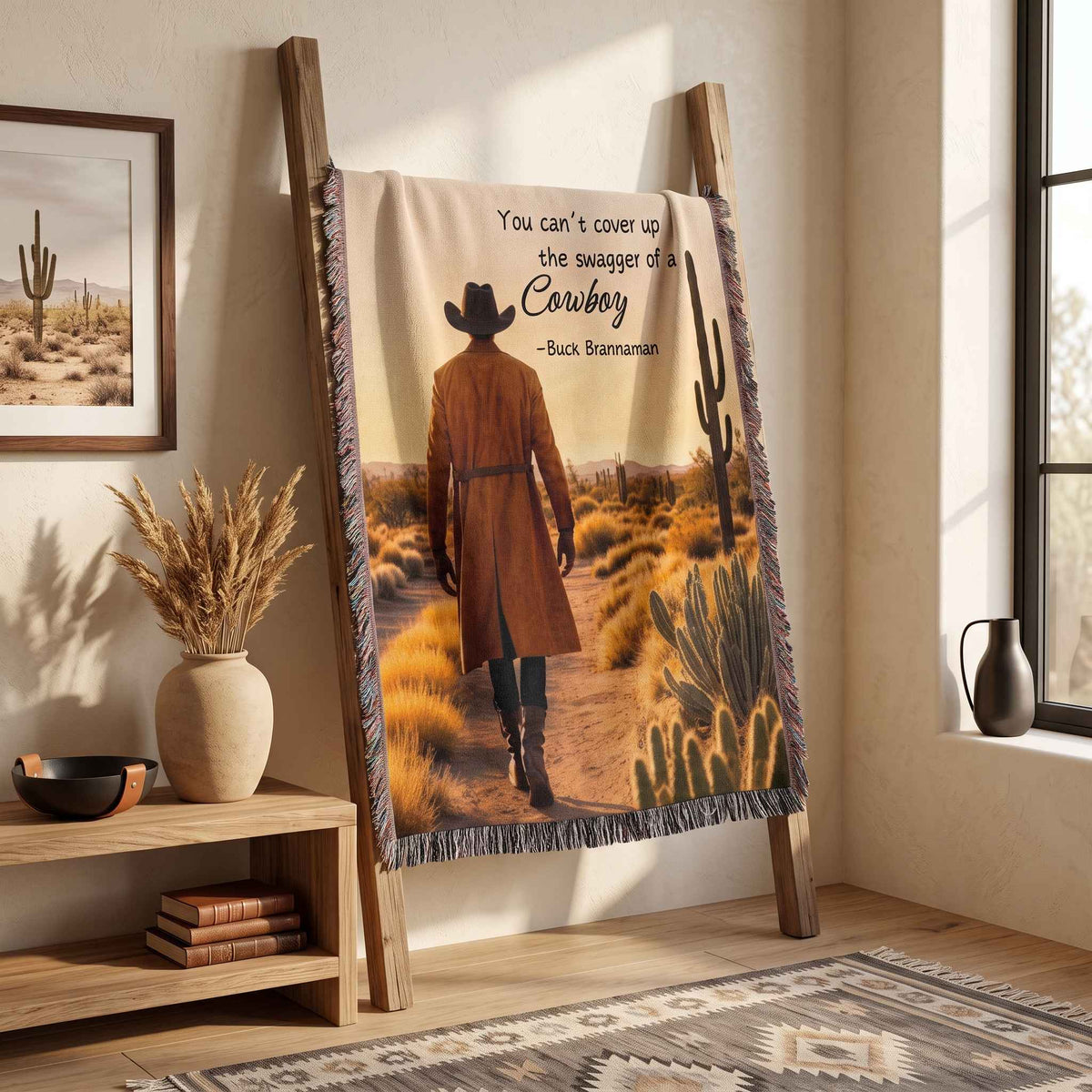 Cowboy Way Woven Blanket - ZumBuys