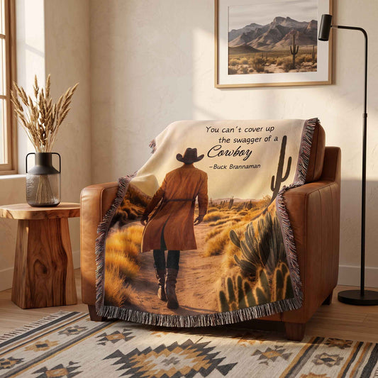 Cowboy Way Woven Blanket - ZumBuys