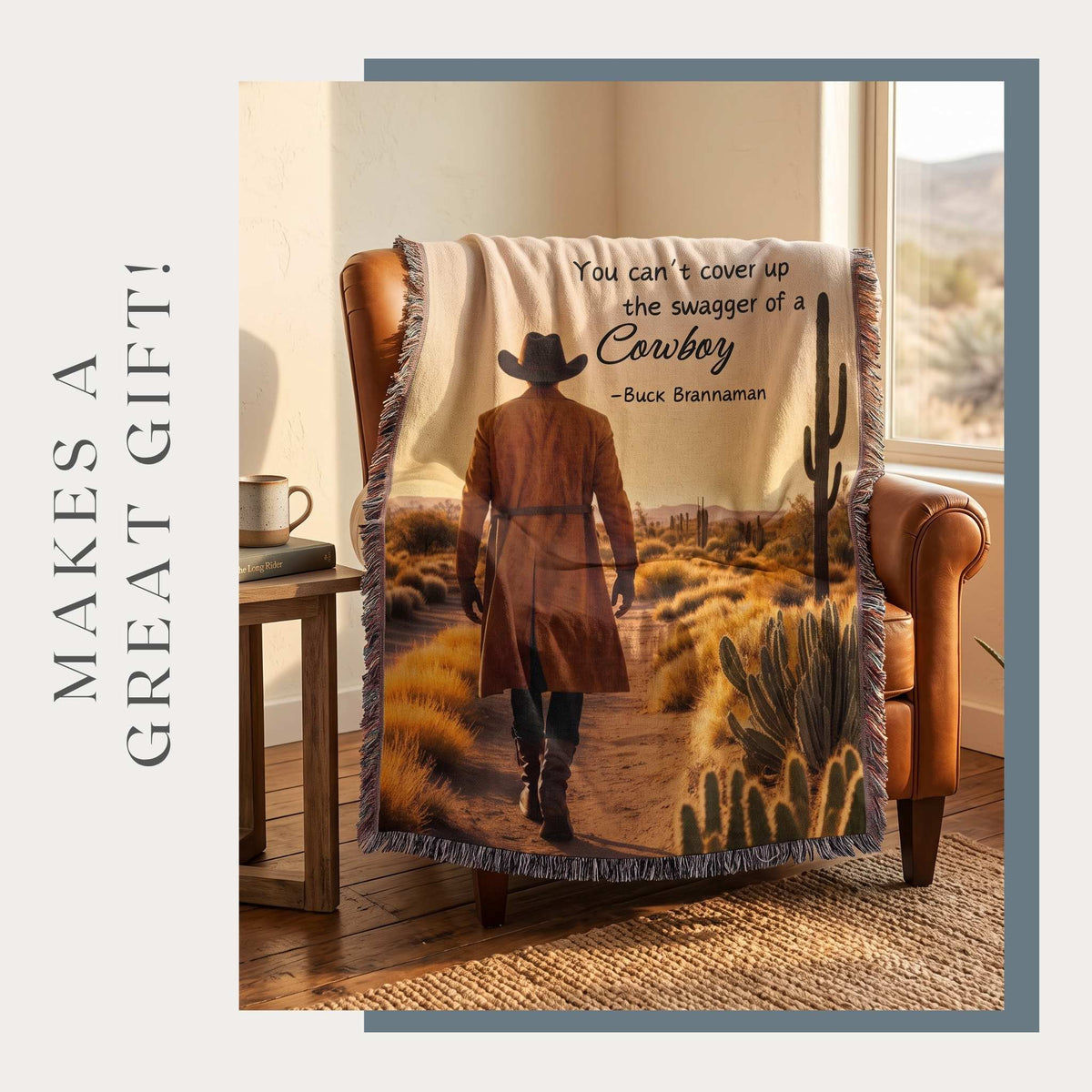 Cowboy Way Woven Blanket - ZumBuys