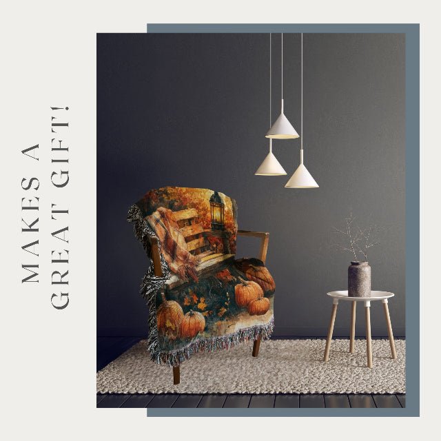 Cozy Autumn Haven Woven Blankets - ZumBuys