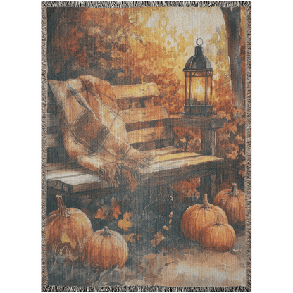 Cozy Autumn Haven Woven Blankets - ZumBuys