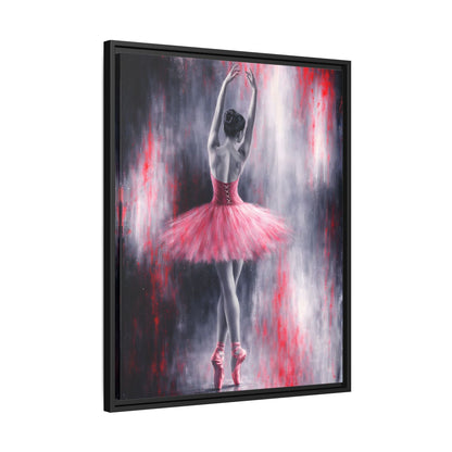 Crimson Reverie Matte Canvas, Framed (Multi - color) - ZumBuys