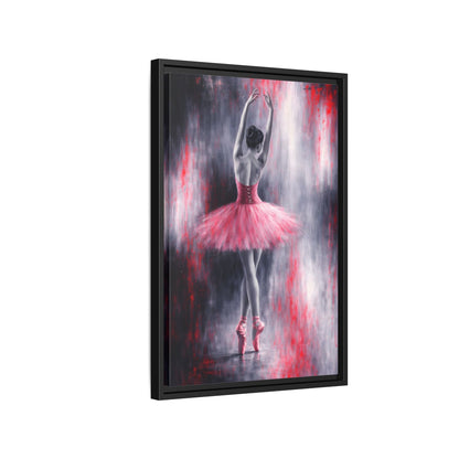 Crimson Reverie Matte Canvas, Framed (Multi - color) - ZumBuys
