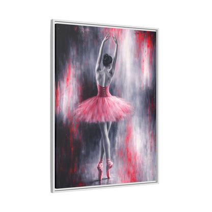 Crimson Reverie Matte Canvas, Framed (Multi - color) - ZumBuys