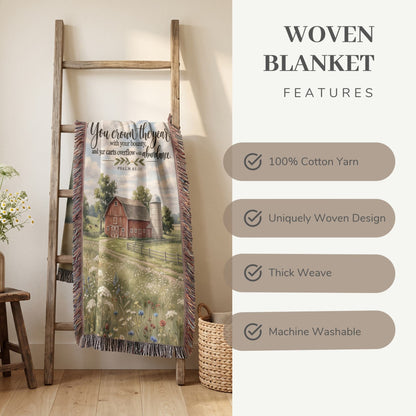 Crowned with Bounty Woven Blanket - ZumBuys