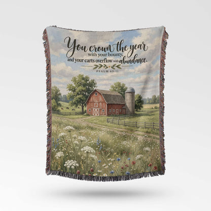 Crowned with Bounty Woven Blanket - ZumBuys