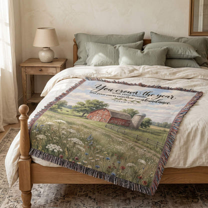 Crowned with Bounty Woven Blanket - ZumBuys
