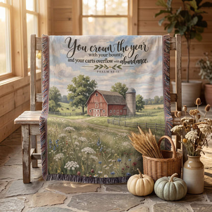 Crowned with Bounty Woven Blanket - ZumBuys