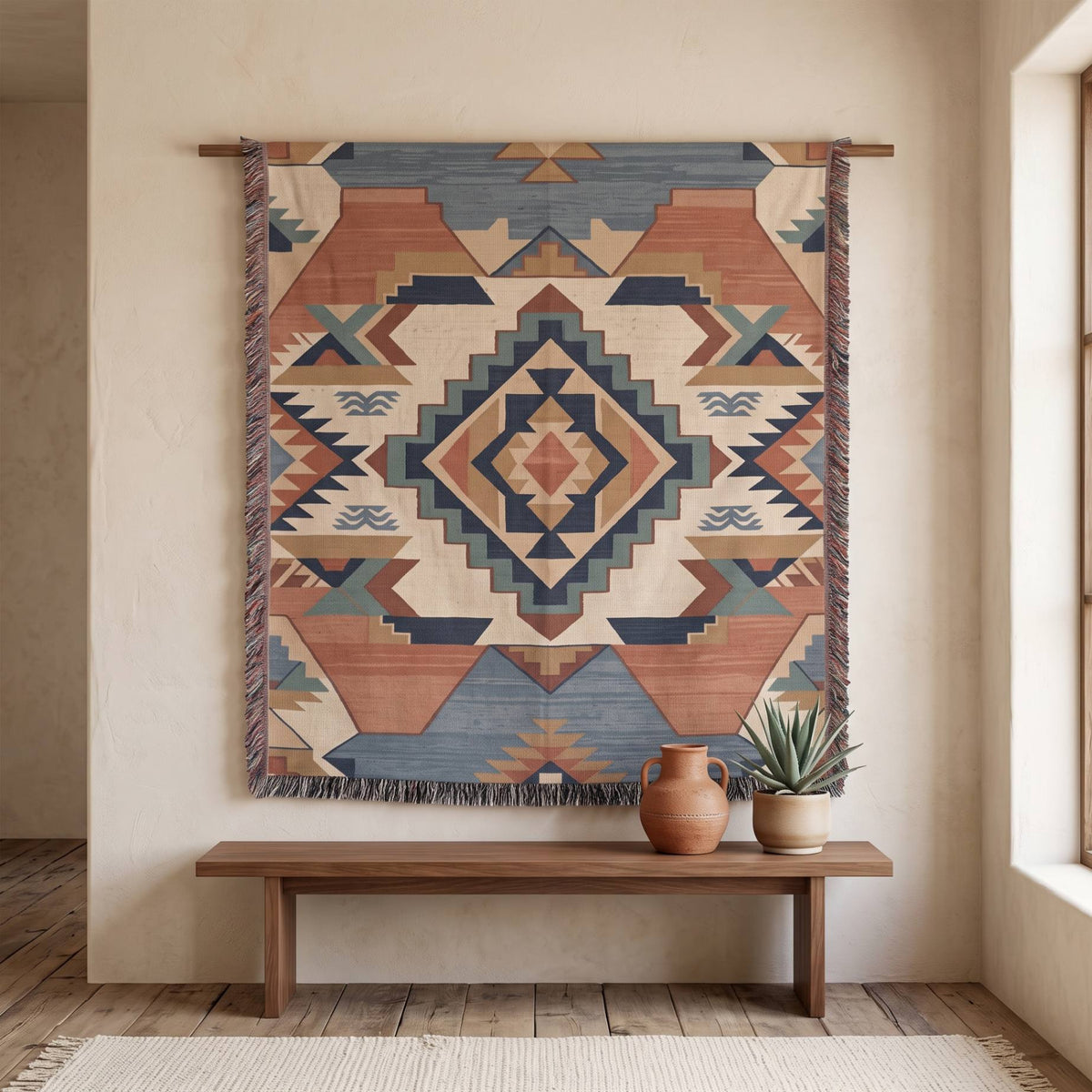Desert Loom Woven Blanket - ZumBuys