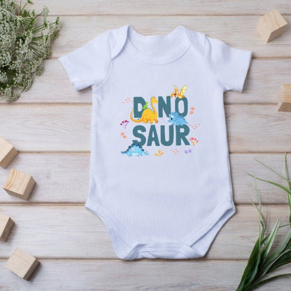 Dino Delight Infant Fine Jersey Bodysuit - ZumBuys