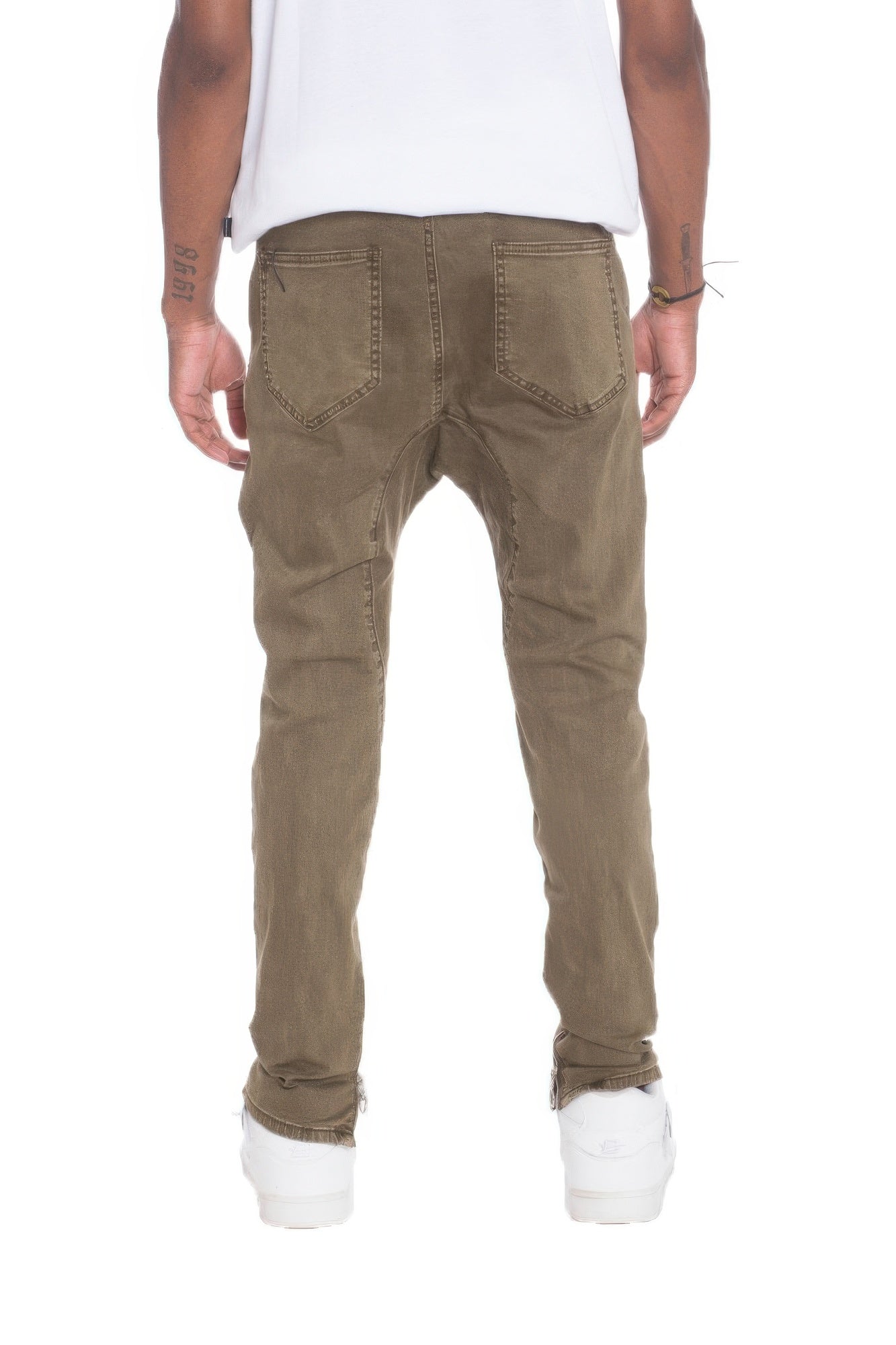 Distressed Denim Checkered Tape - ZumBuys