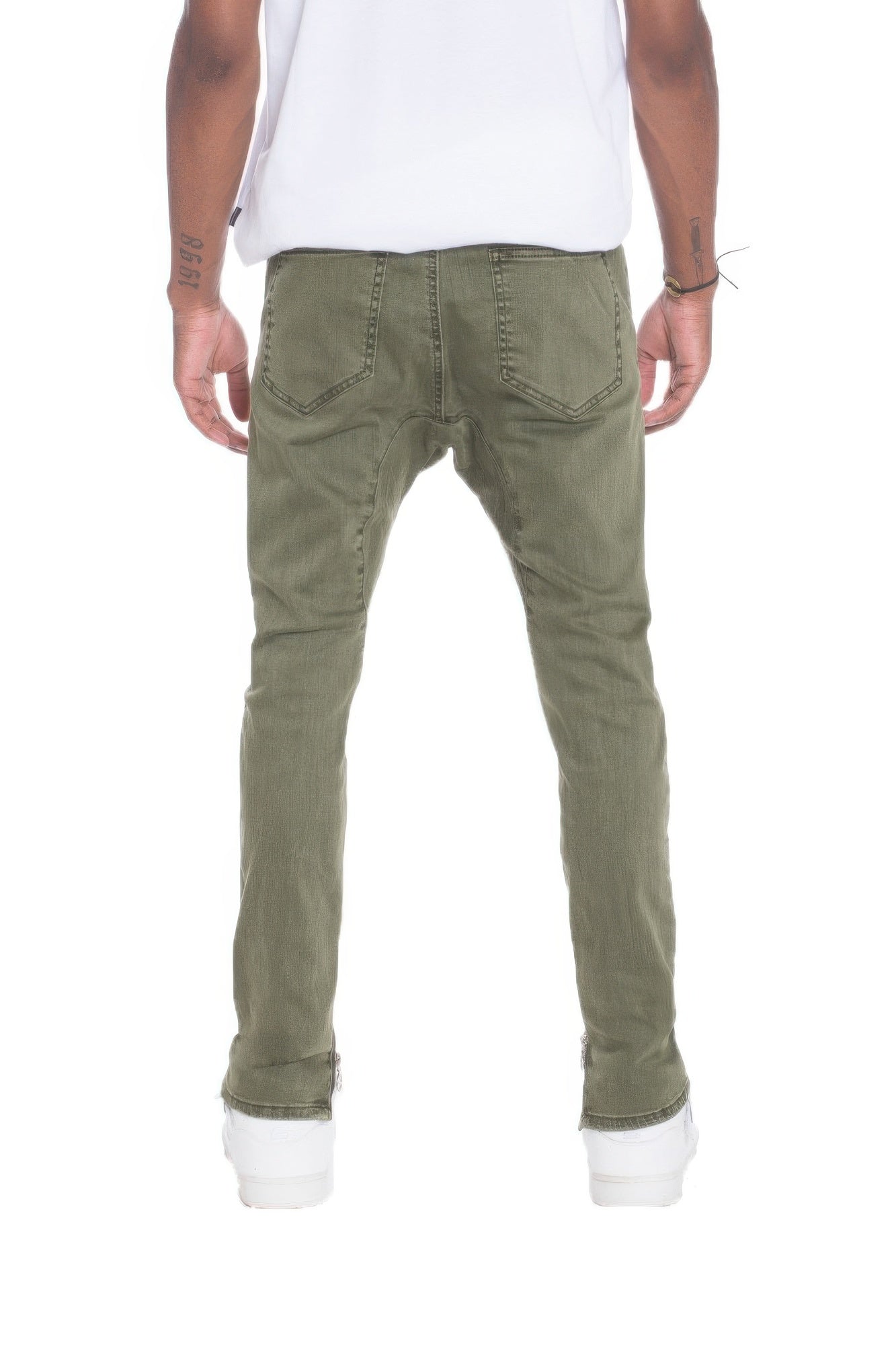 Distressed Denim Checkered Tape - ZumBuys