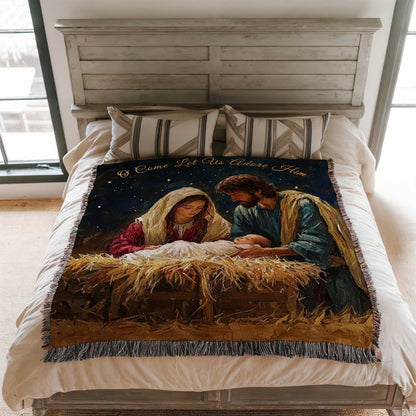 Divine Arrival Woven Blanket - ZumBuys