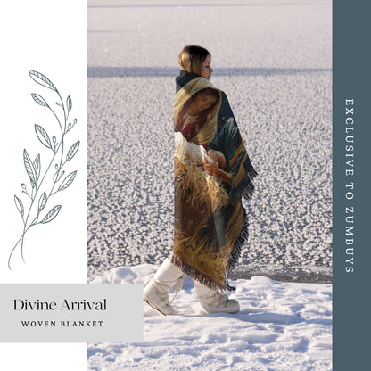 Divine Arrival Woven Blanket - ZumBuys