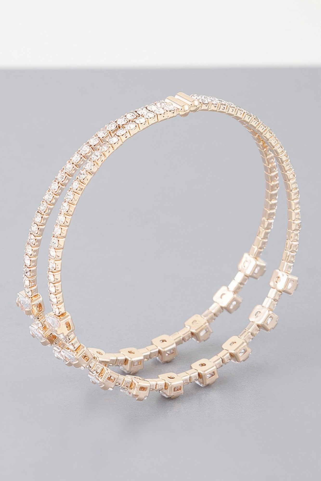 Double Cubic Zirconia Bracelet - ZumBuys