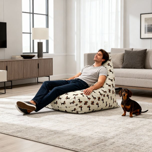 Doxie Craze Bean Bag Chair Cover - ZumBuys